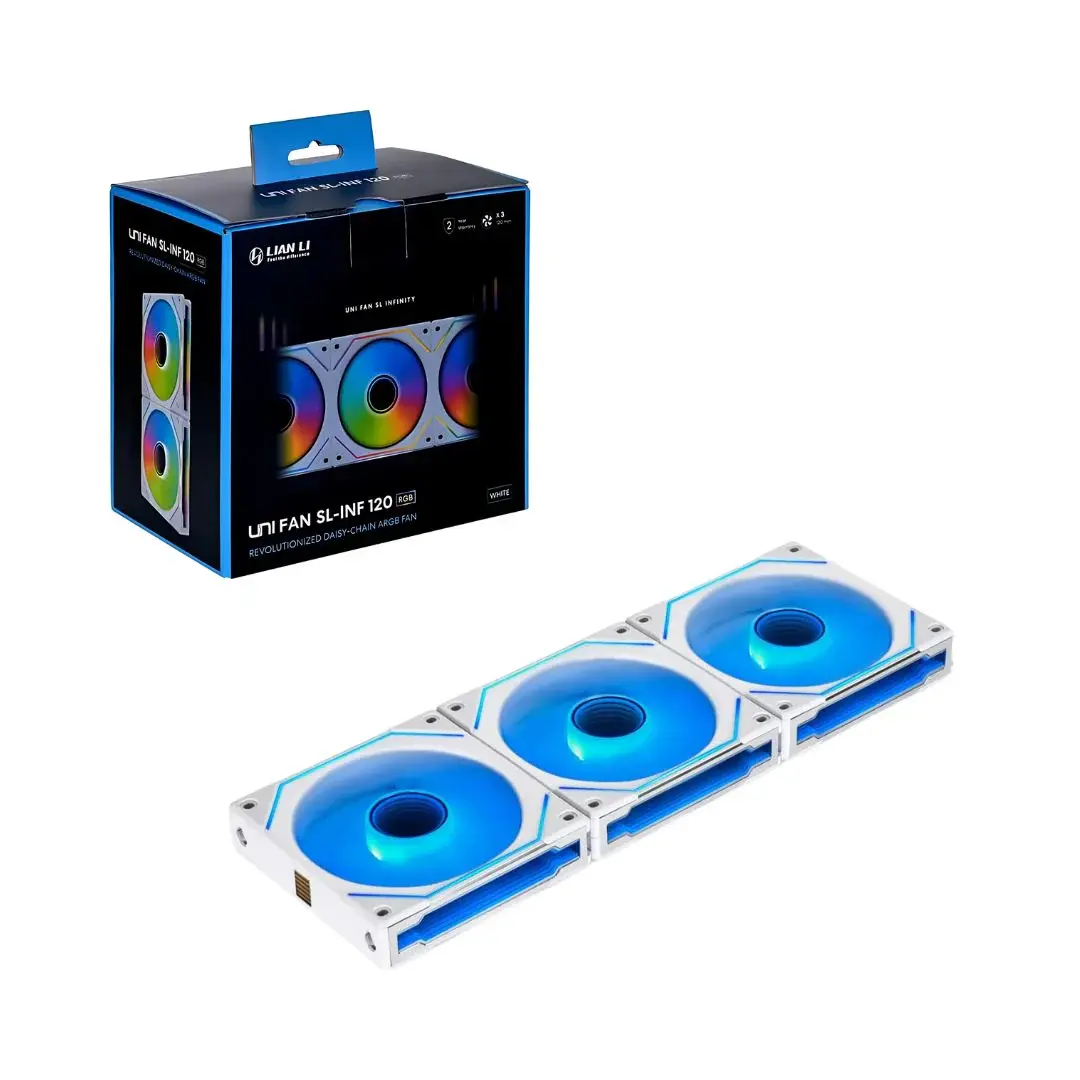 PACK FAN LIAN LI UNI FAN SL-INF 120 WHITE ARGB